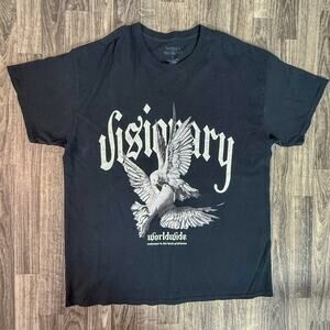Natives of the Weekend Visionary Dove Graphic Tee Black Size L Streetwear